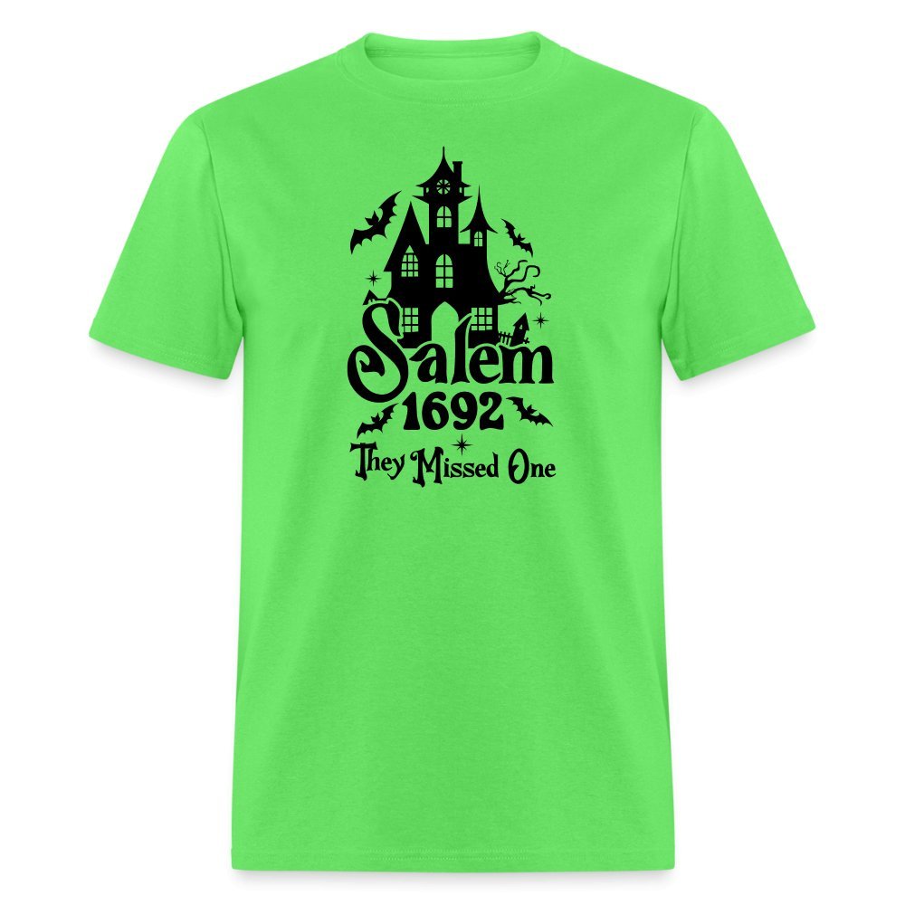 Salem 1692 - They Missed One T-Shirt (Halloween Witch) - kiwi