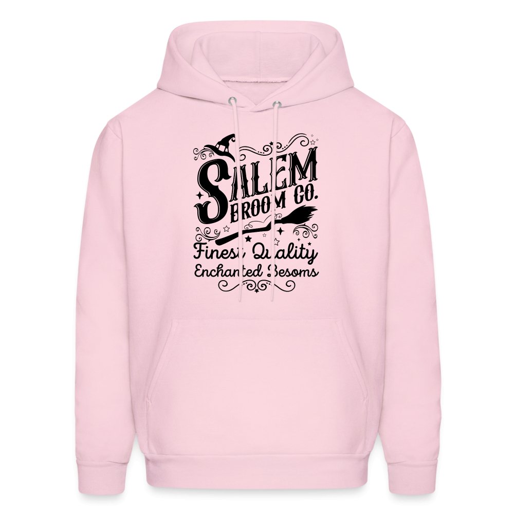 Salem Broom Co Finest Quality Enchanted Besoms Hoodie (Halloween) - pale pink