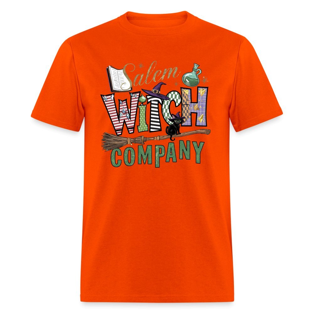 Salem Witch Company T-Shirt (Halloween Witch) - orange