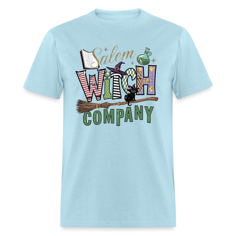 Salem Witch Company T-Shirt (Halloween Witch) - powder blue