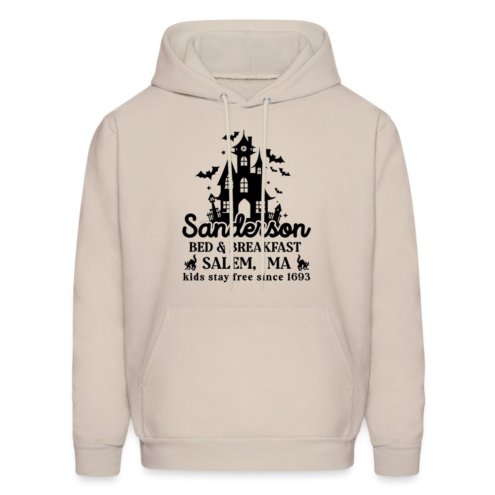 Sanderson Bed & Breakfast Salem MA Hoodie (Halloween) - Sand