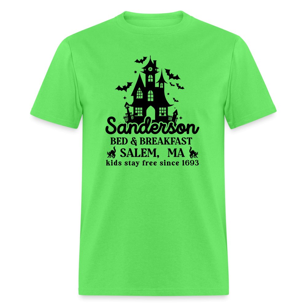 Sanderson Bed & Breakfast Salem MA T-Shirt (Halloween) - kiwi