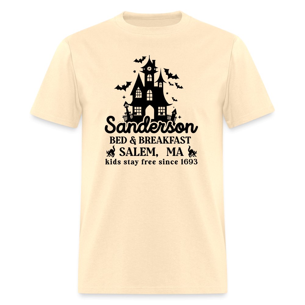 Sanderson Bed & Breakfast Salem MA T-Shirt (Halloween) - natural