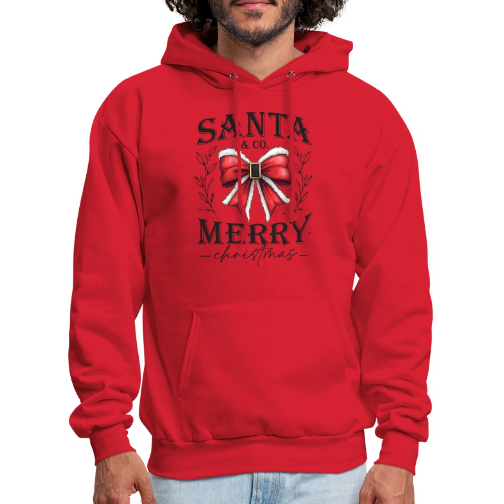 Santa & Co - Merry Christmas Hoodie - carolina blue