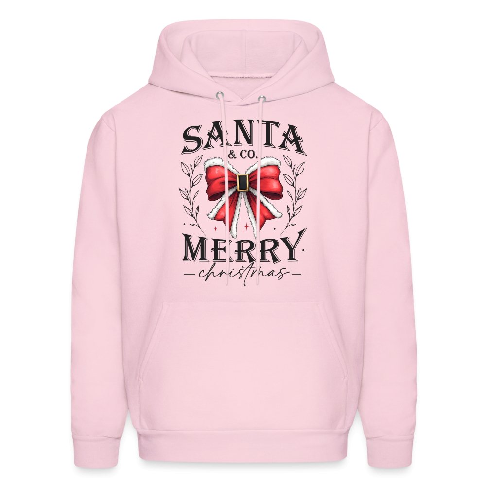 Santa & Co - Merry Christmas Hoodie - pale pink