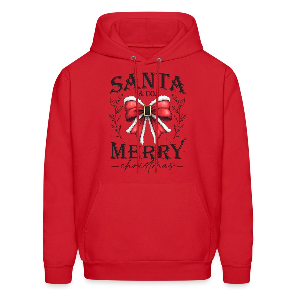 Santa & Co - Merry Christmas Hoodie - red