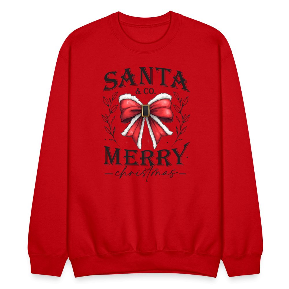 Santa & Co - Merry Christmas Sweatshirt - red