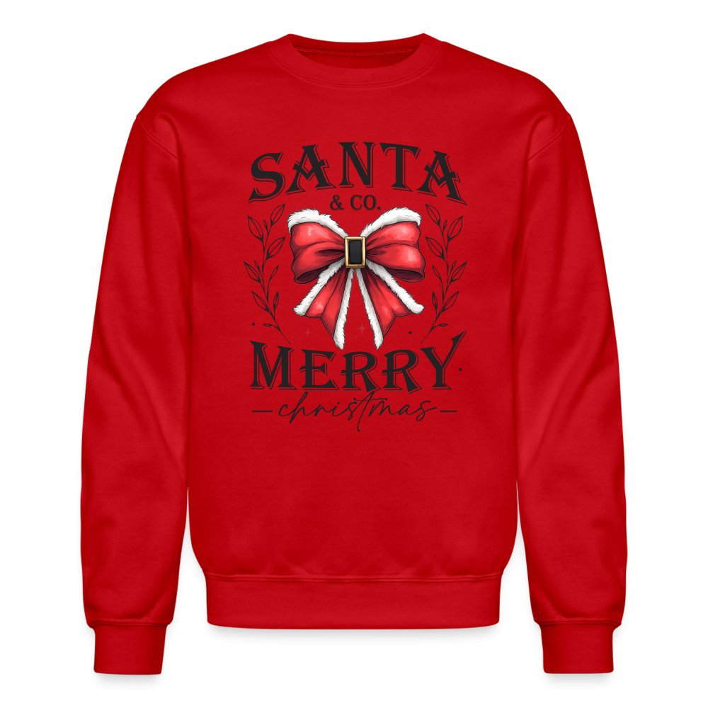 Santa & Co - Merry Christmas Sweatshirt - red