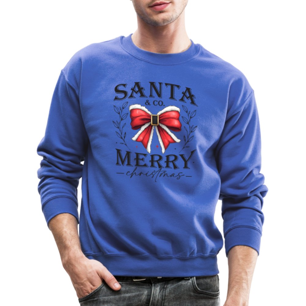 Santa & Co - Merry Christmas Sweatshirt - red