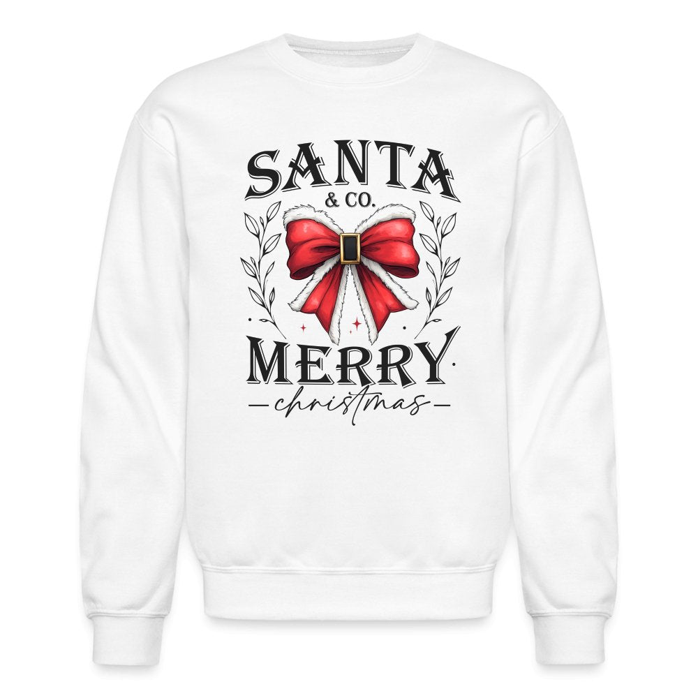 Santa & Co - Merry Christmas Sweatshirt - white