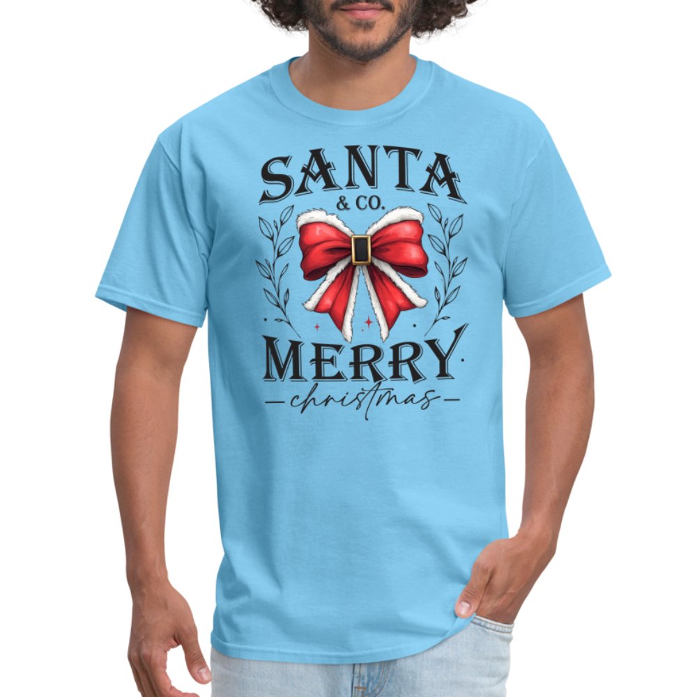 Santa & Co - Merry Christmas T-Shirt - aquatic blue