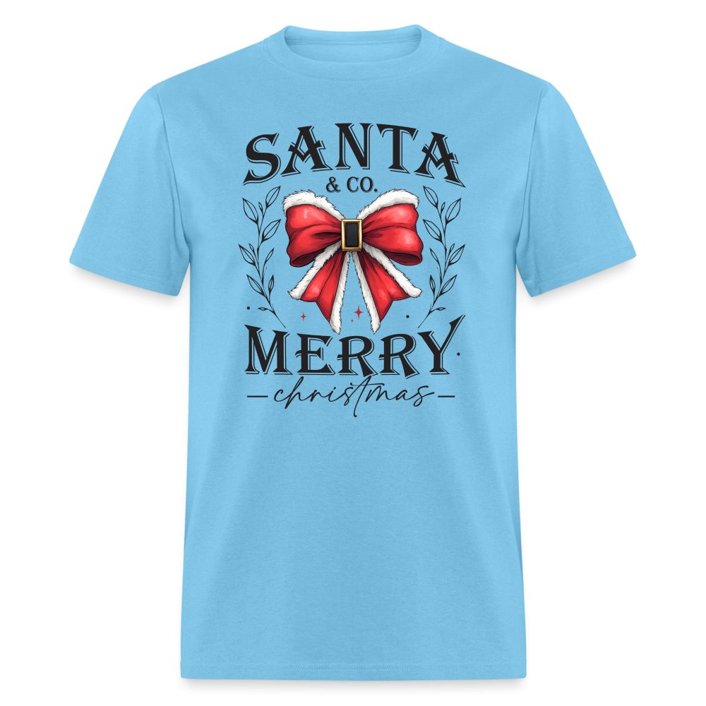 Santa & Co - Merry Christmas T-Shirt - aquatic blue