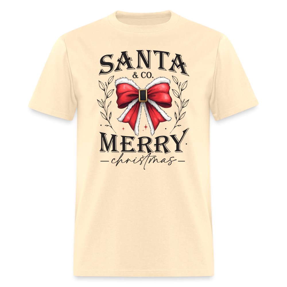 Santa & Co - Merry Christmas T-Shirt - natural