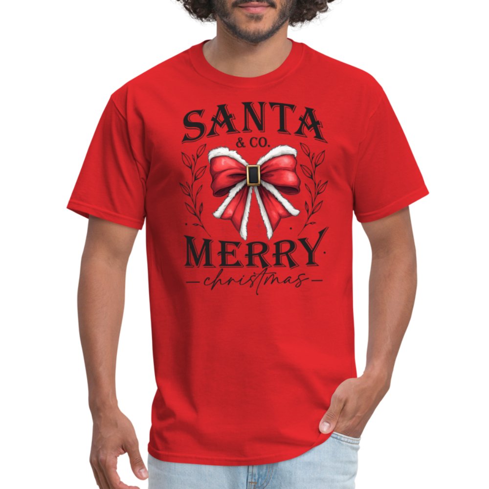 Santa & Co - Merry Christmas T-Shirt - red