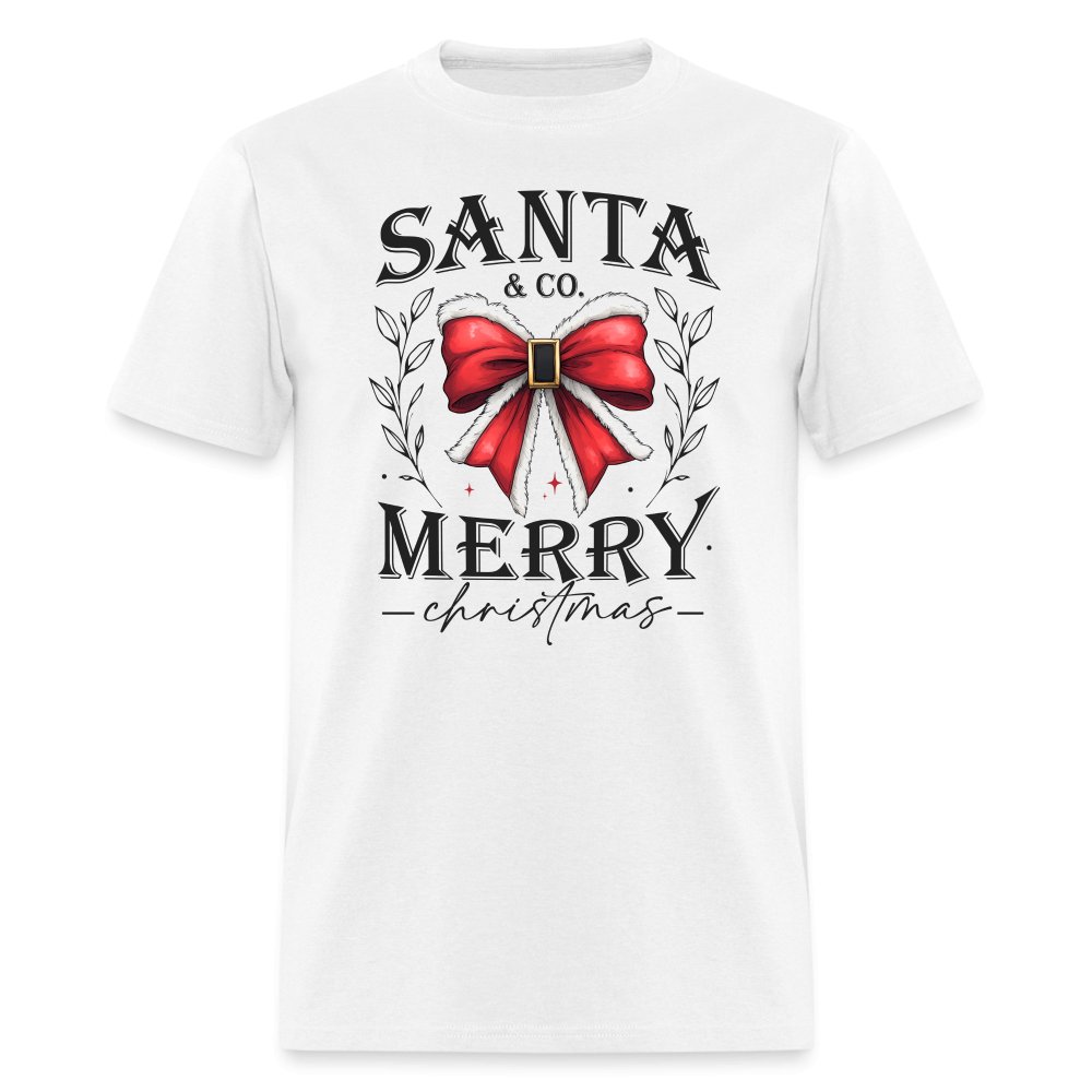 Santa & Co - Merry Christmas T-Shirt - white