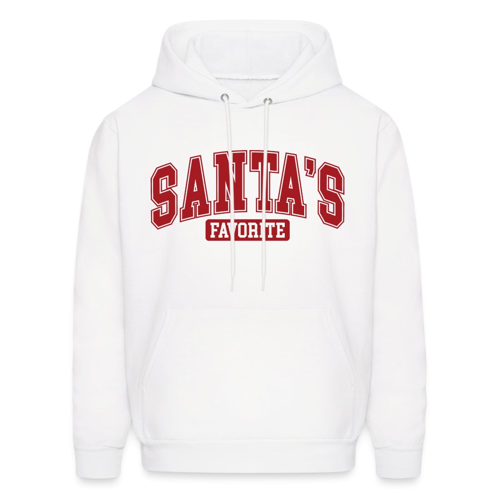 Santa's Favorite Hoodie - white