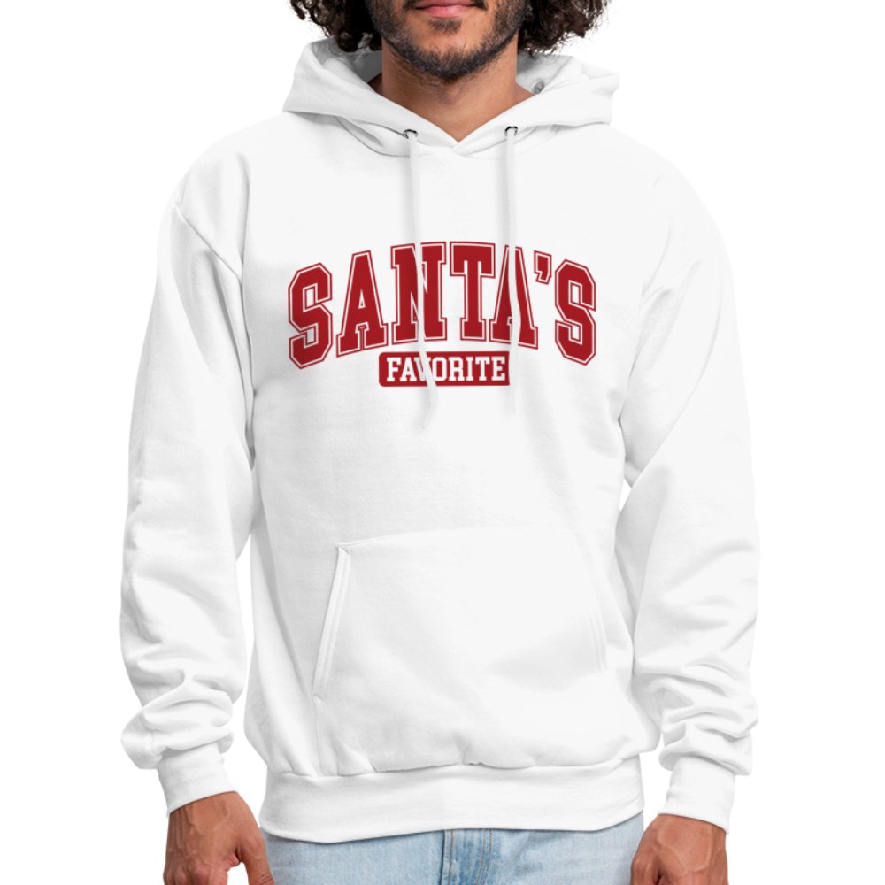 Santa's Favorite Hoodie - white