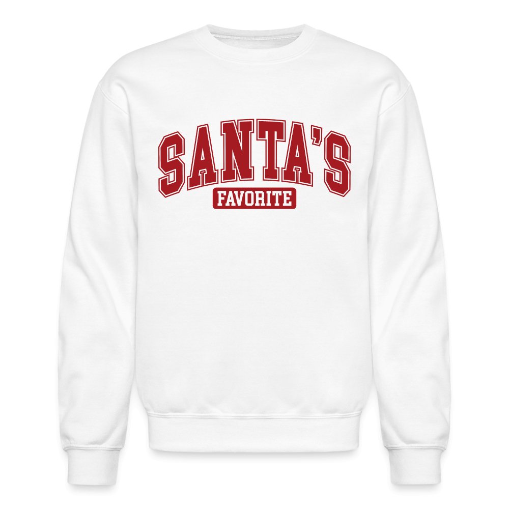 Santa's Favorite Sweatshirt - white