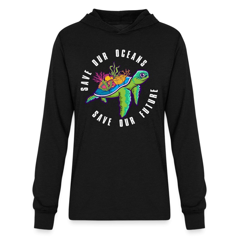 Save Our Oceans Hoodie Shirt - black