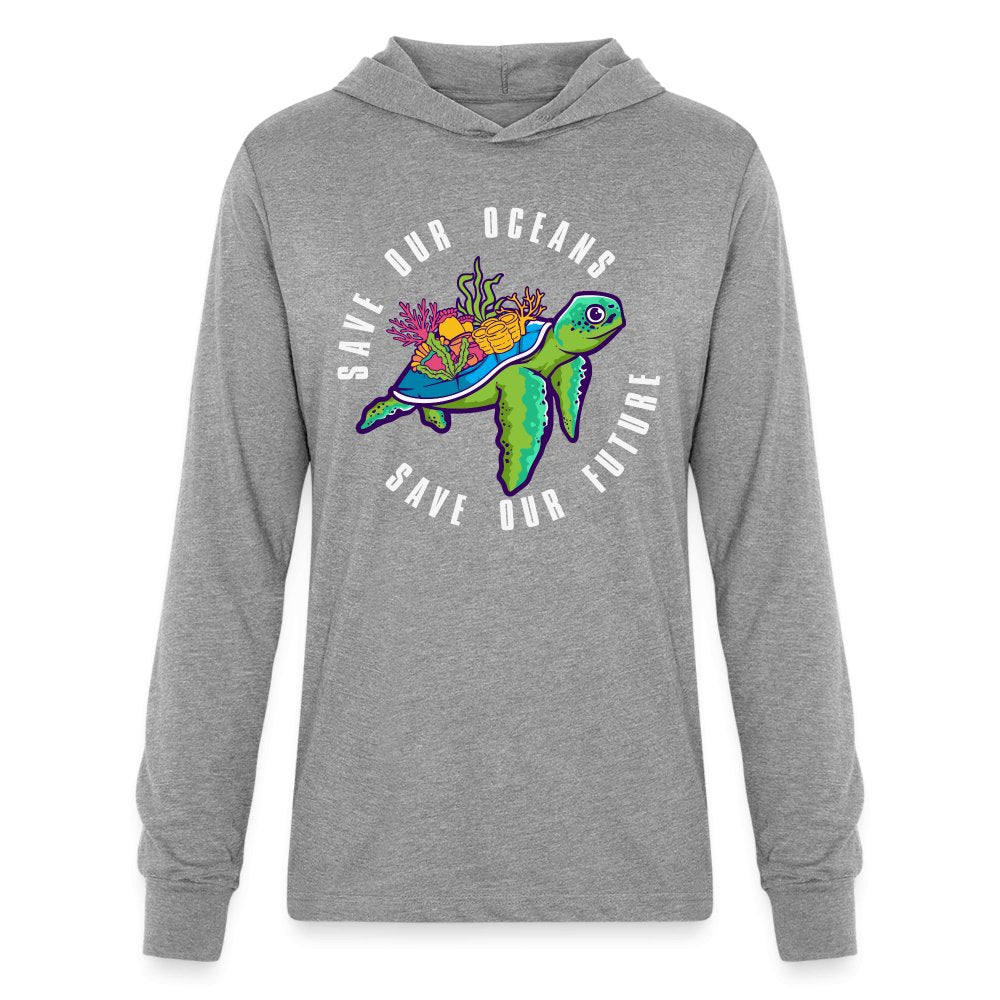 Save Our Oceans Hoodie Shirt - heather grey