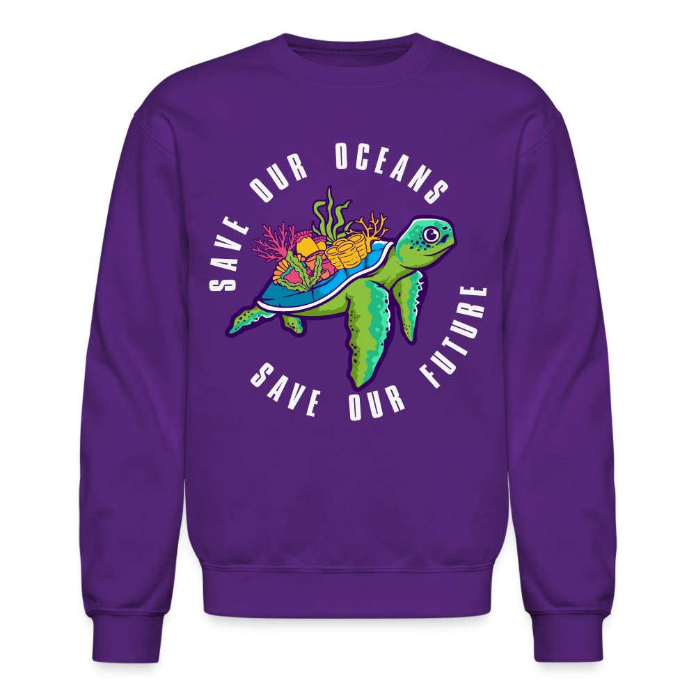 Save Our Oceans Sweatshirt - asphalt gray