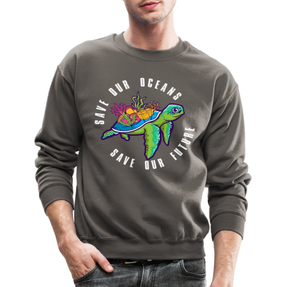 Save Our Oceans Sweatshirt - asphalt gray