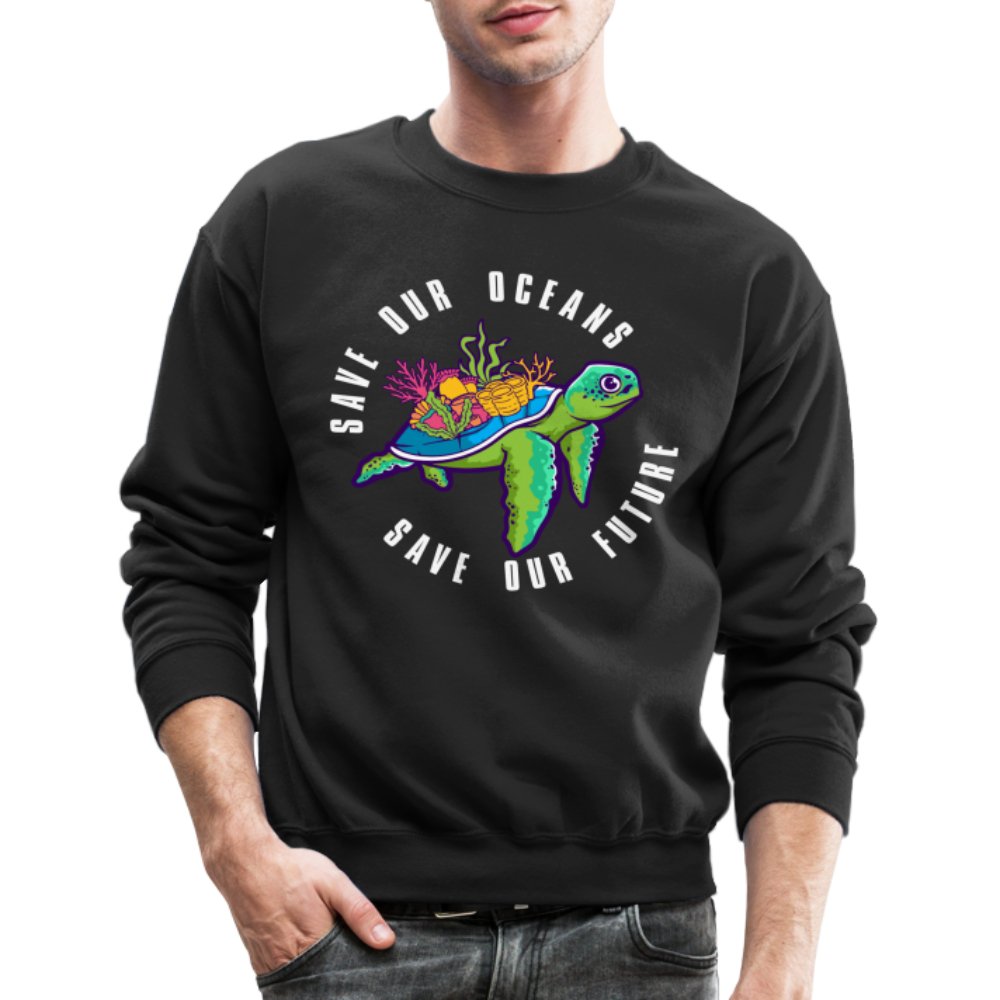 Save Our Oceans Sweatshirt - black