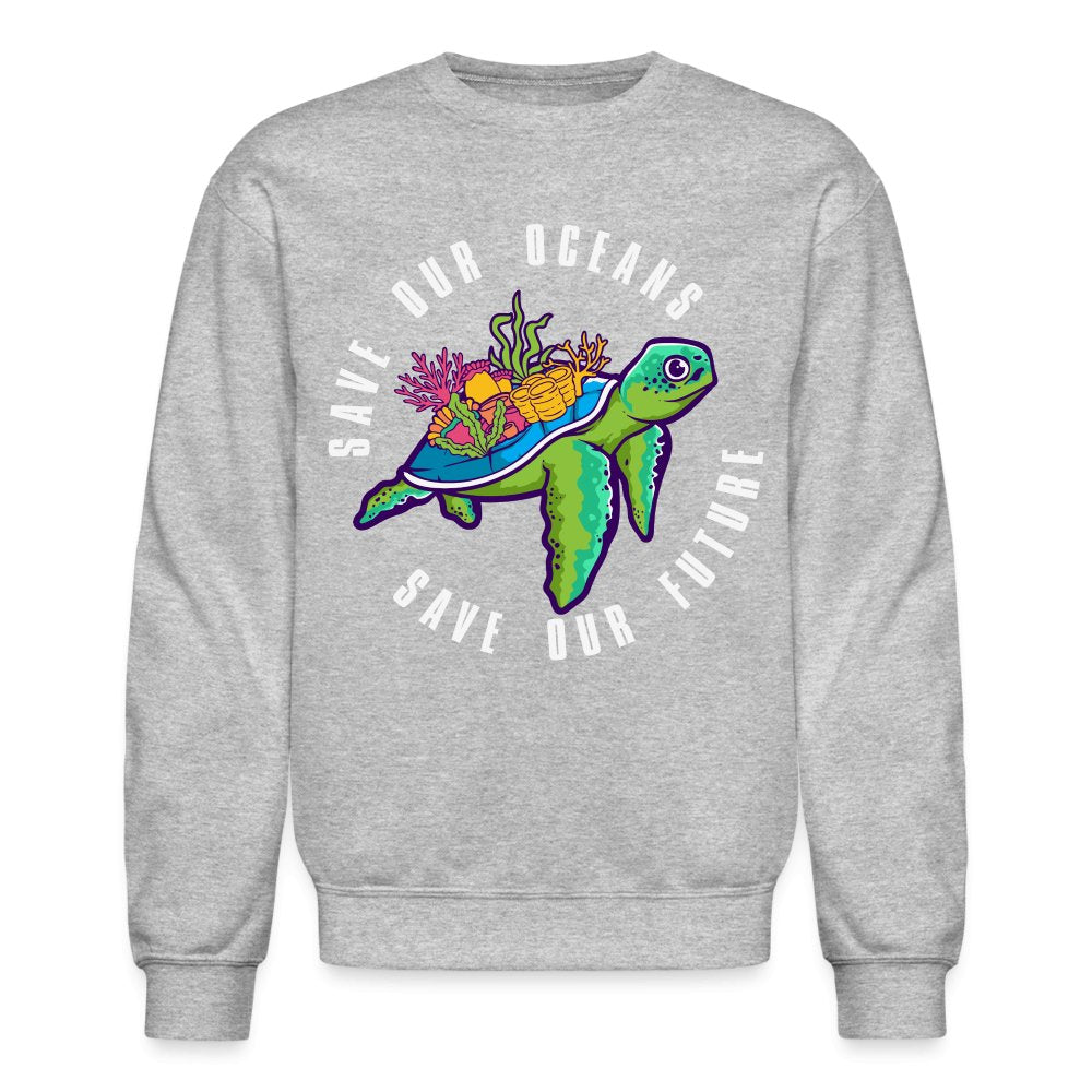 Save Our Oceans Sweatshirt - heather gray