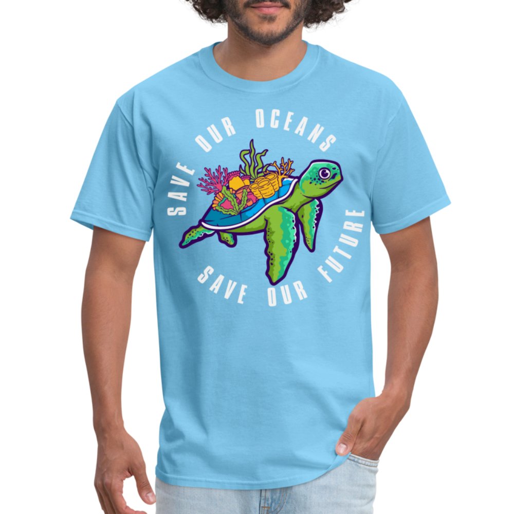 Save Our Oceans T-Shirt - aquatic blue