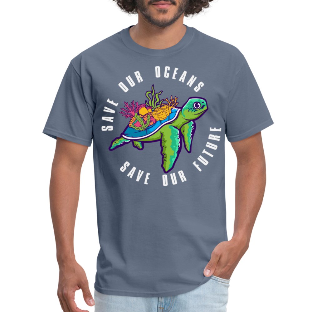 Save Our Oceans T-Shirt - denim