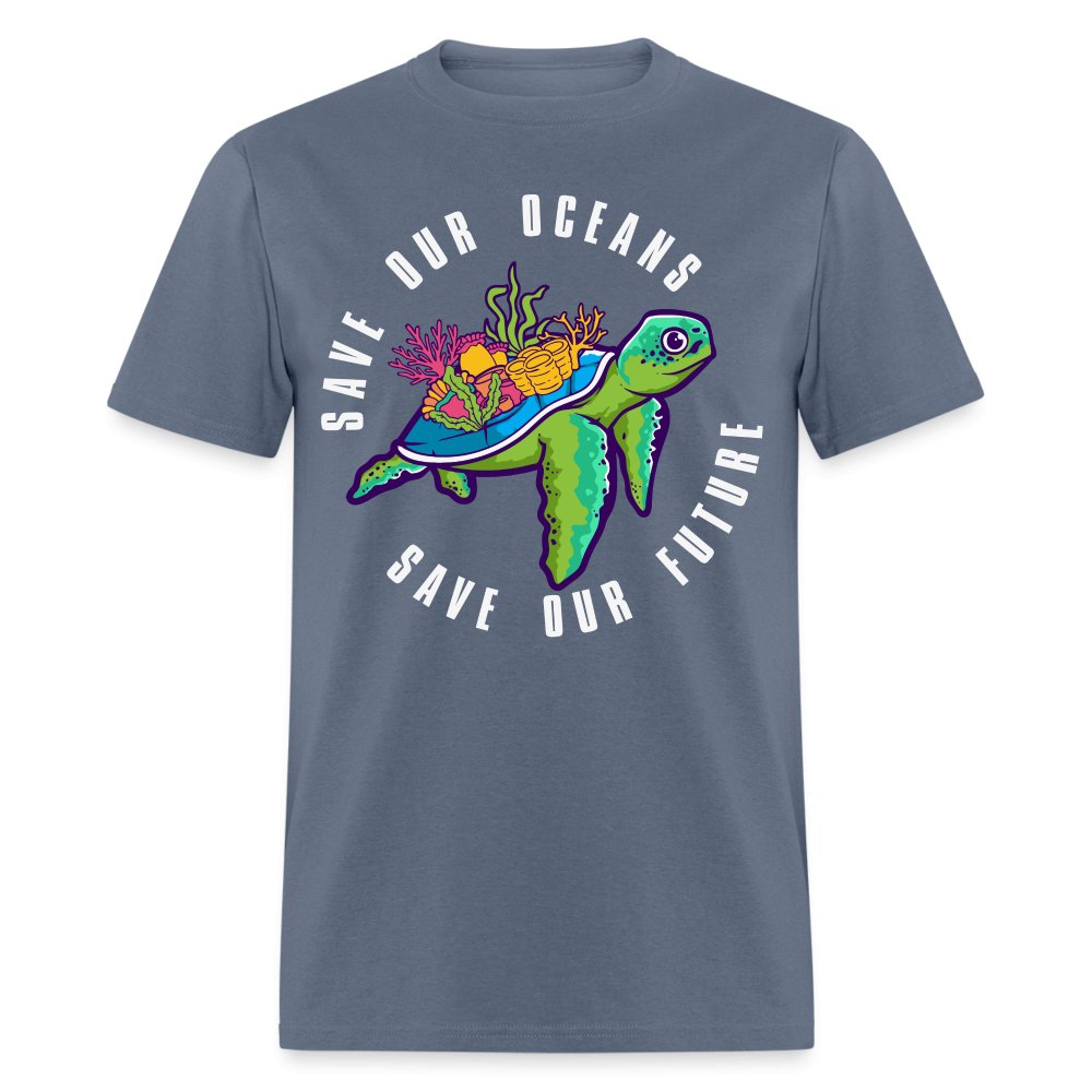 Save Our Oceans T-Shirt - denim