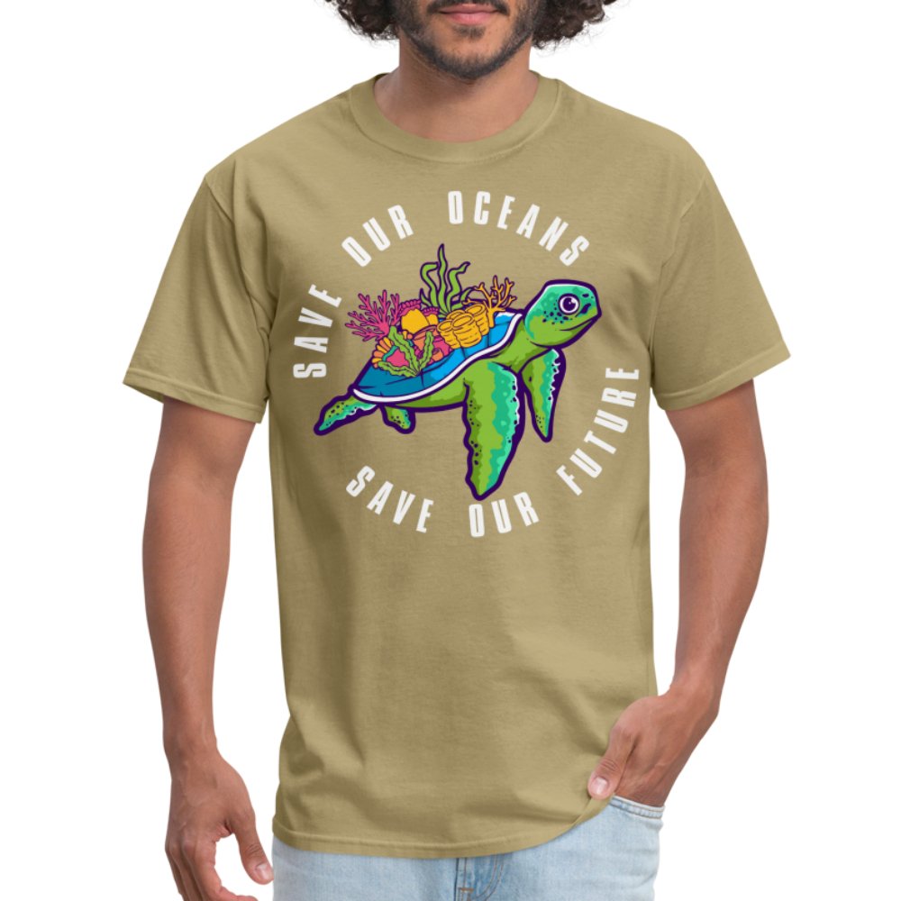 Save Our Oceans T-Shirt - khaki