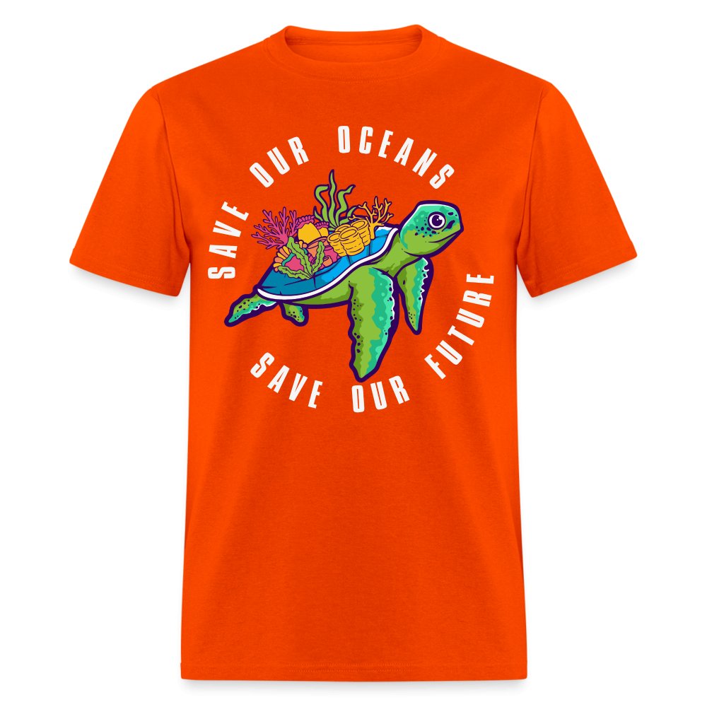 Save Our Oceans T-Shirt - orange