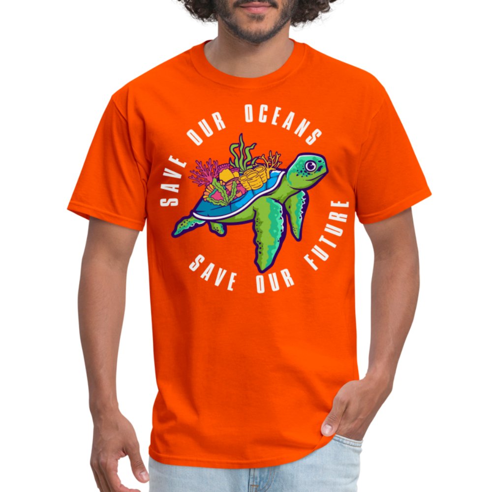 Save Our Oceans T-Shirt - orange