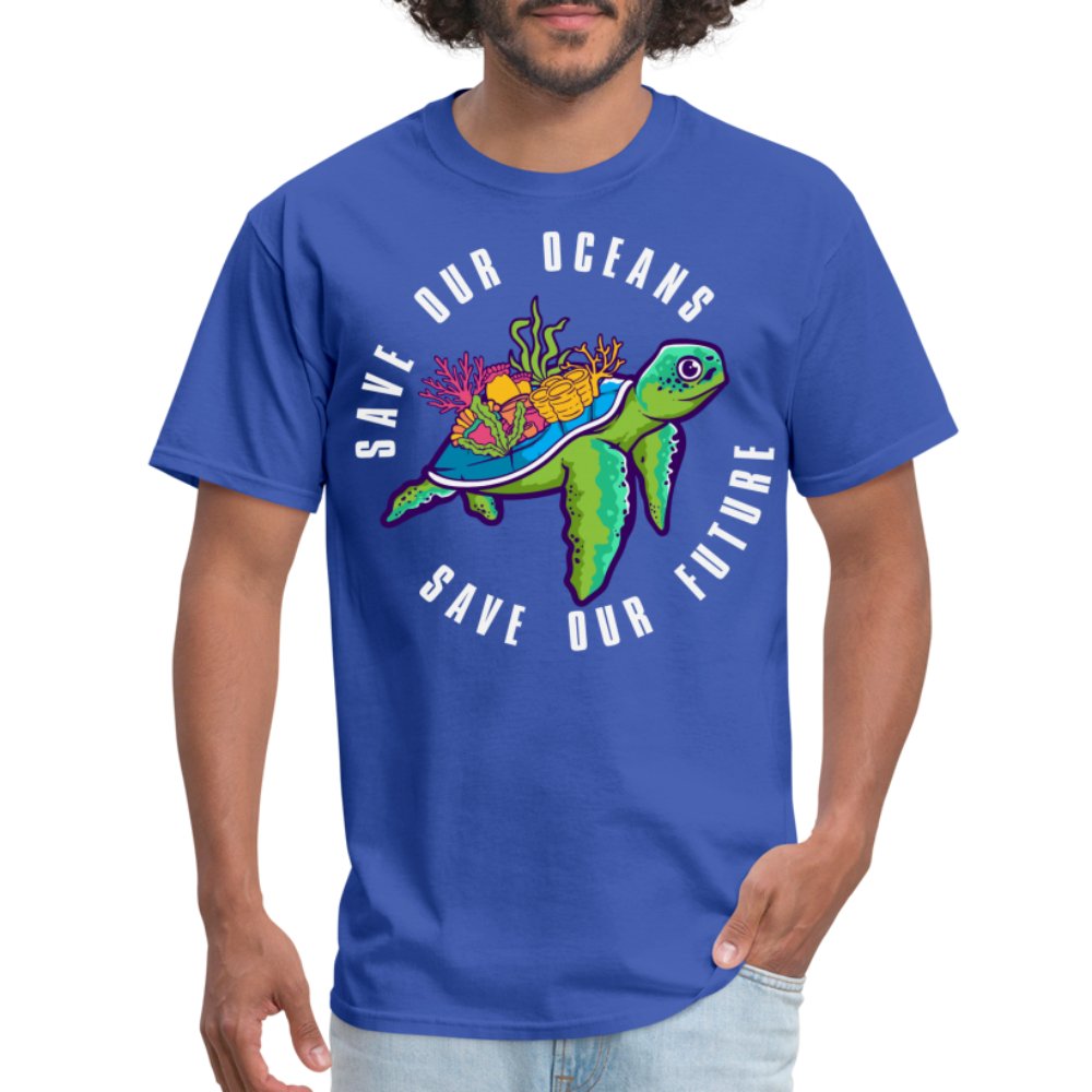 Save Our Oceans T-Shirt - royal blue