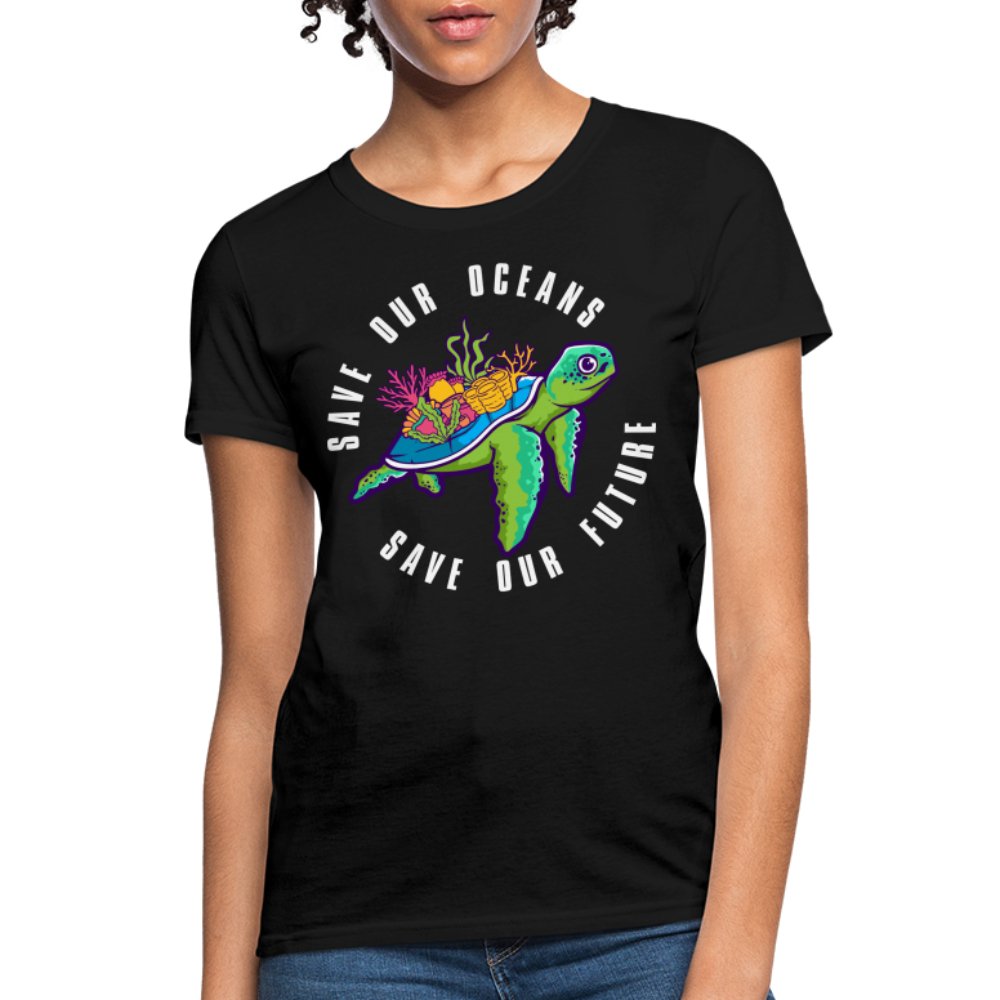 Save Our Oceans Women's T-Shirt - black