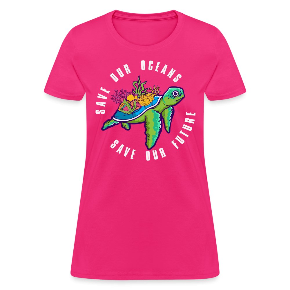 Save Our Oceans Women's T-Shirt - fuchsia