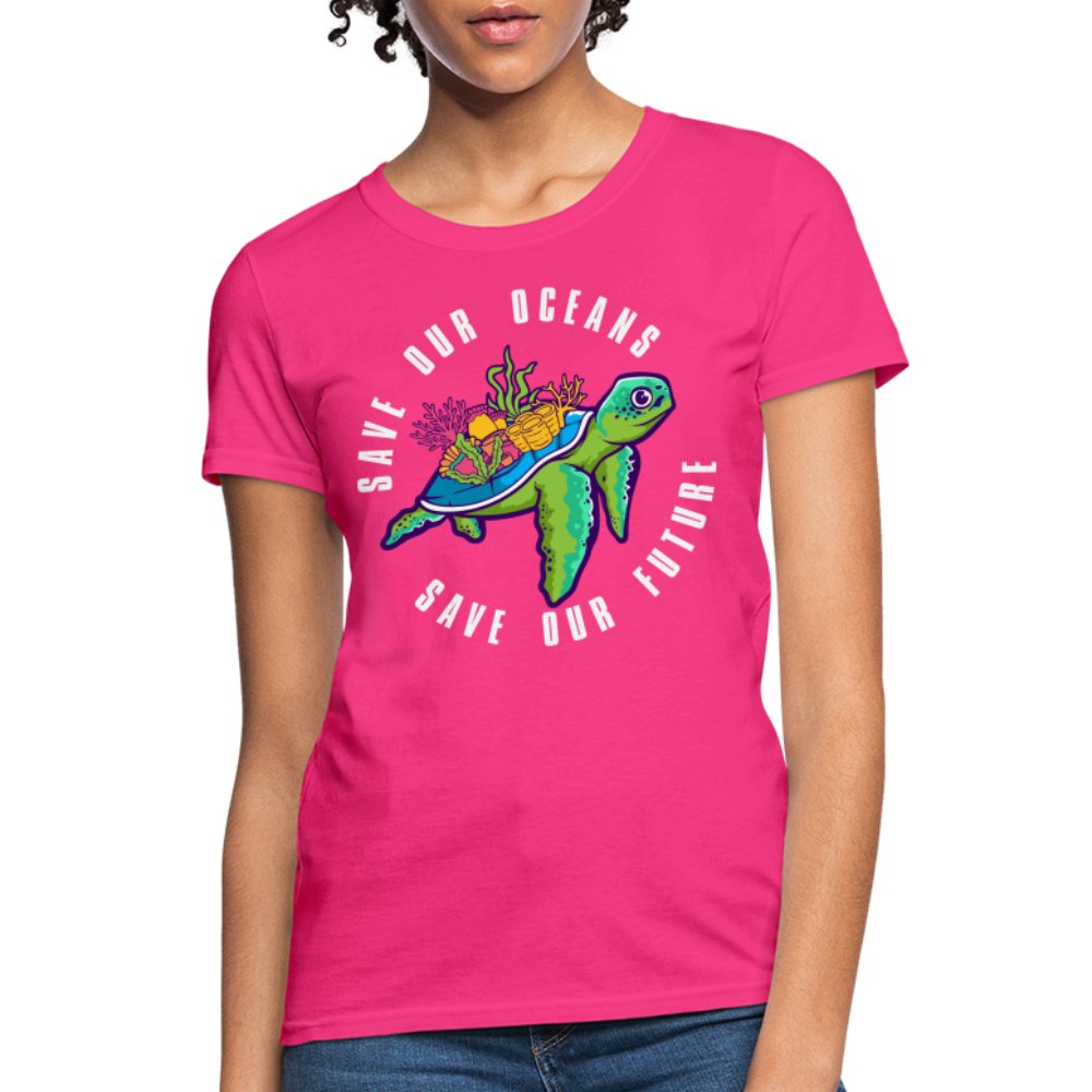 Save Our Oceans Women's T-Shirt - fuchsia