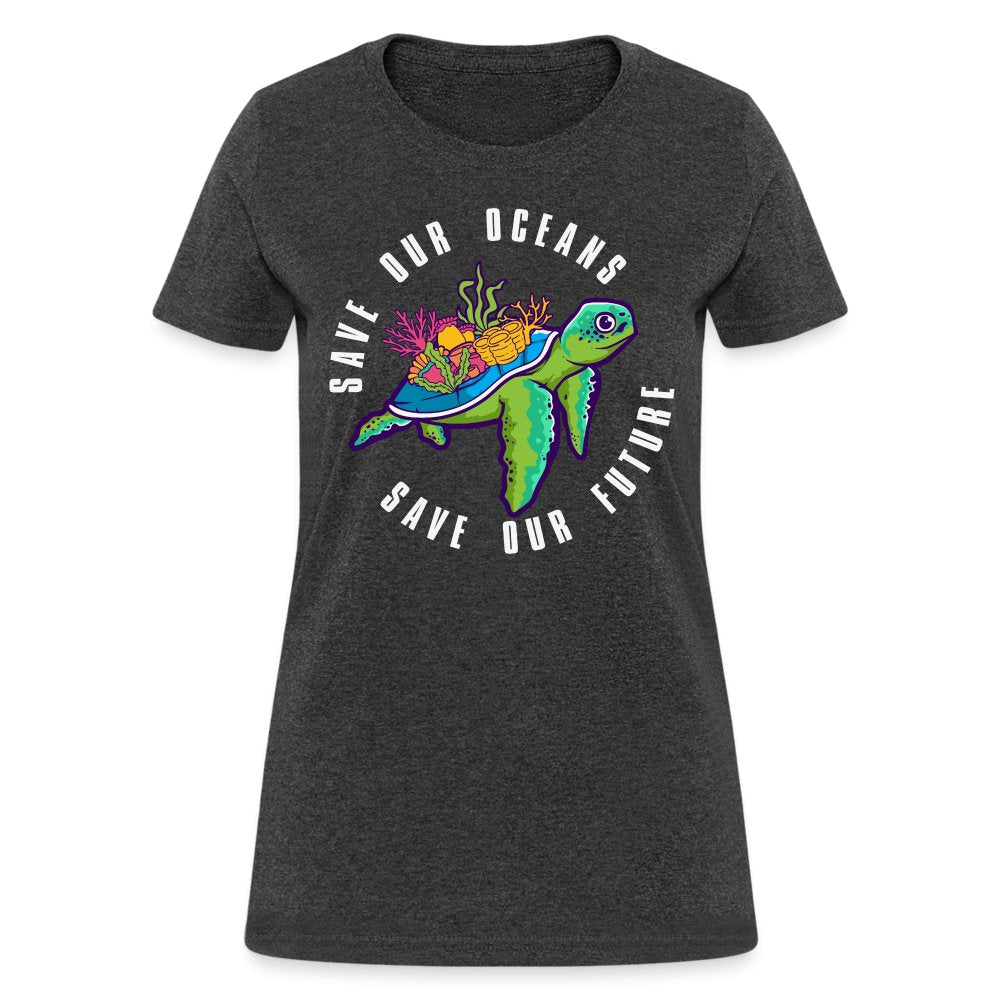 Save Our Oceans Women's T-Shirt - heather black