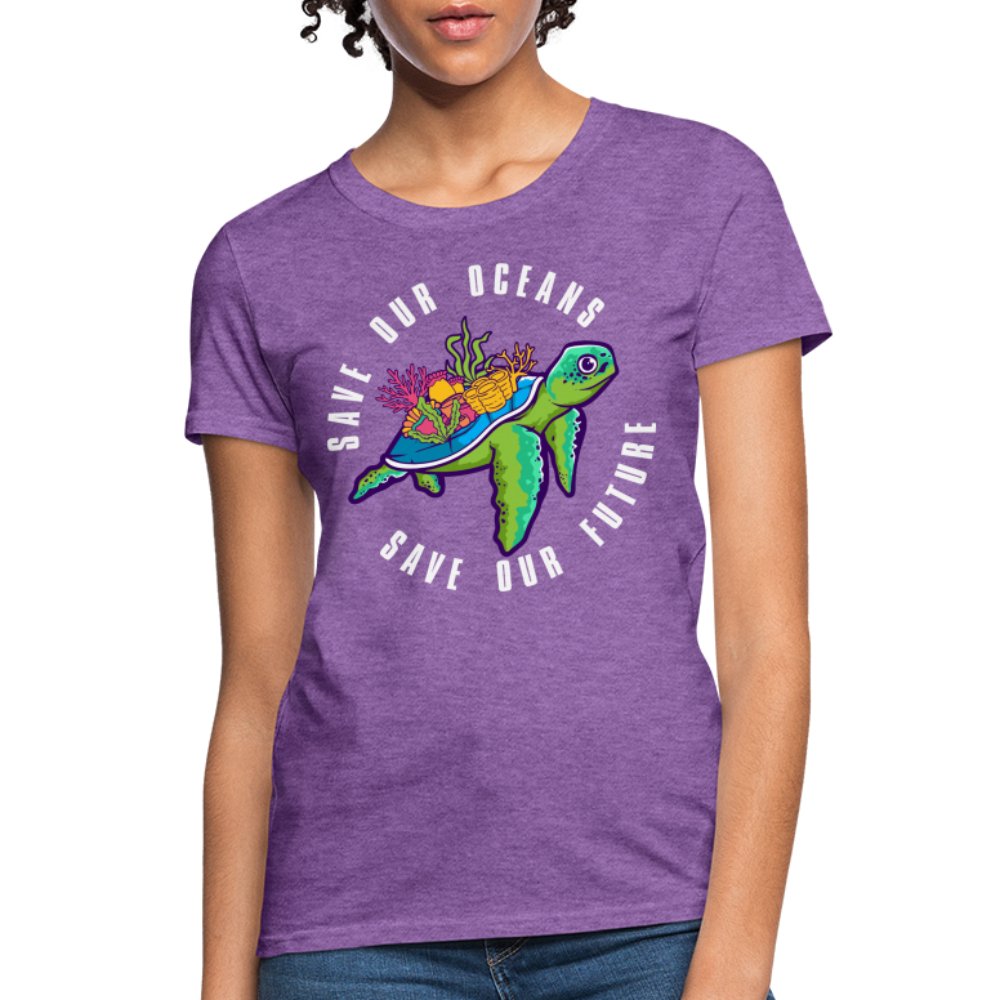 Save Our Oceans Women's T-Shirt - heather coral