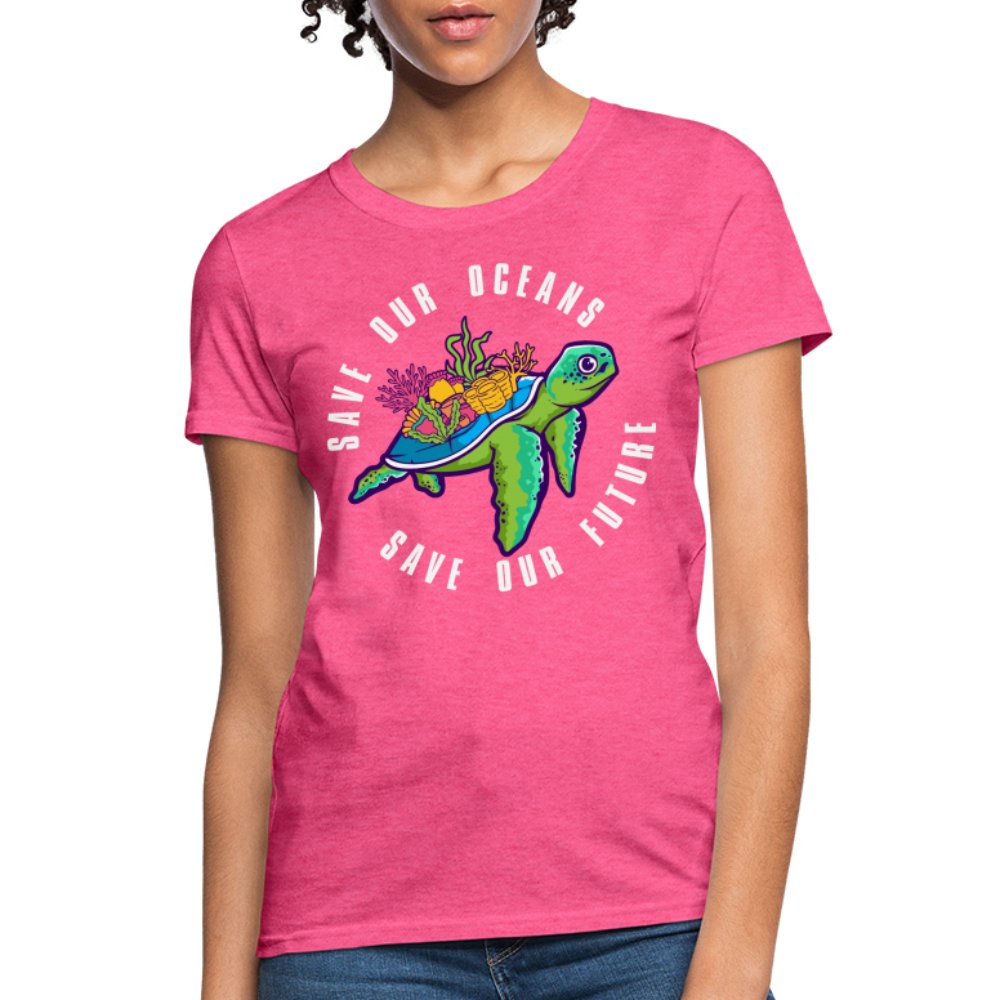 Save Our Oceans Women's T-Shirt - heather pink