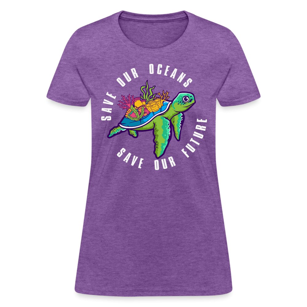 Save Our Oceans Women's T-Shirt - purple heather