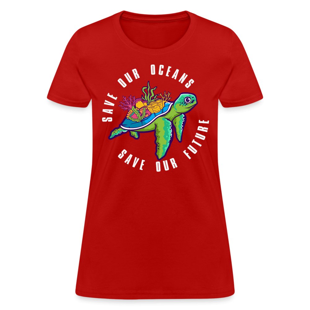 Save Our Oceans Women's T-Shirt - red