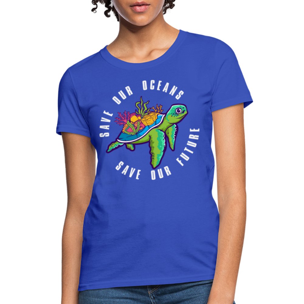 Save Our Oceans Women's T-Shirt - royal blue