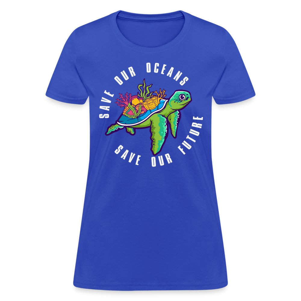 Save Our Oceans Women's T-Shirt - royal blue