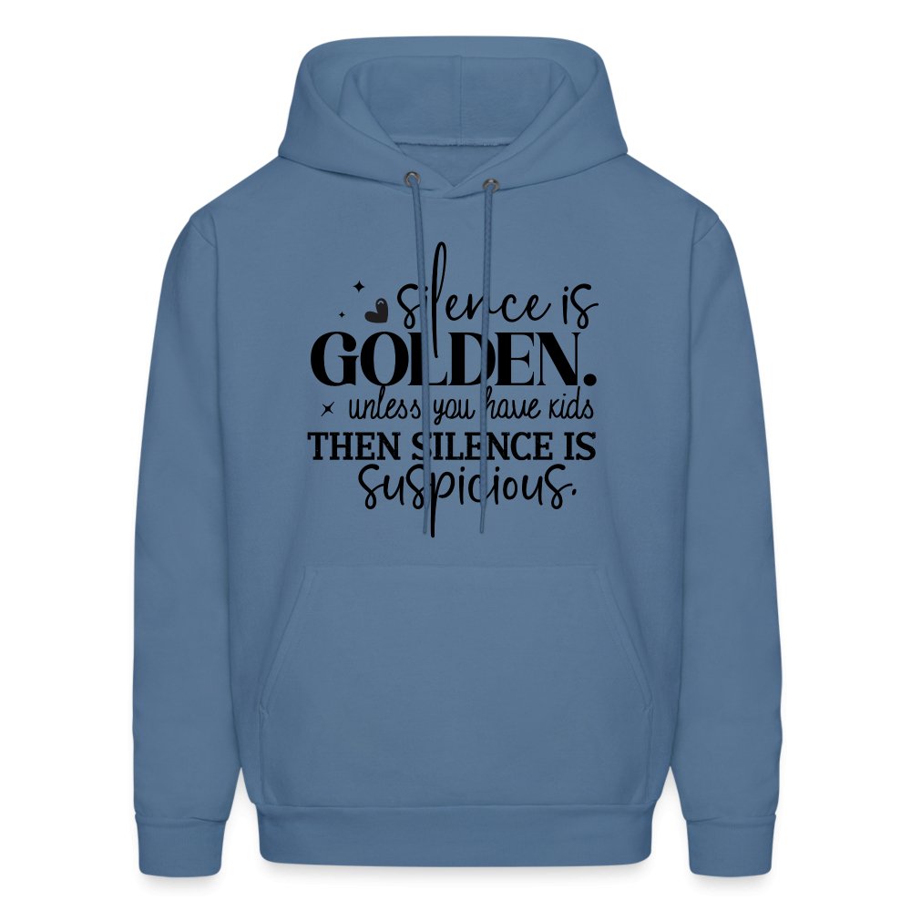 Silence is Golden Unless You Have Kids Hoodie - royal blue