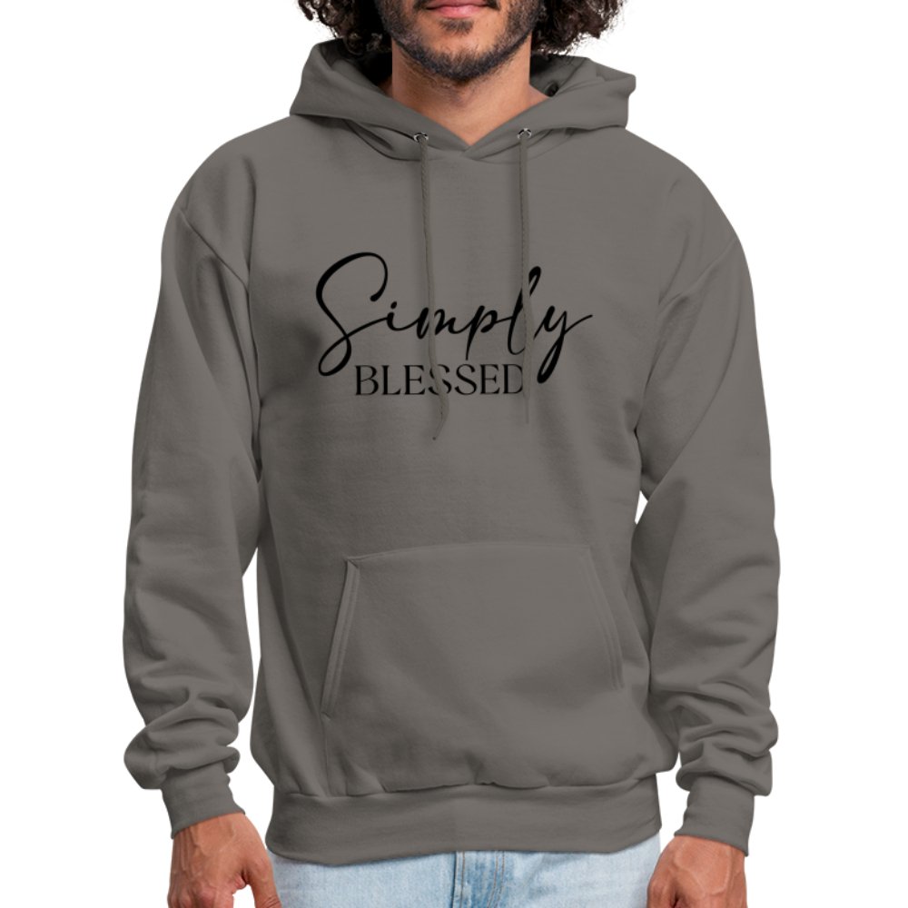 Simply Blessed Hoodie - asphalt gray