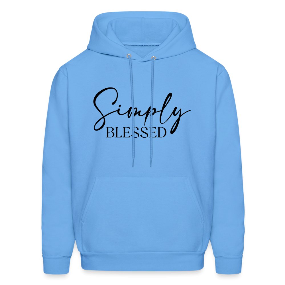 Simply Blessed Hoodie - carolina blue