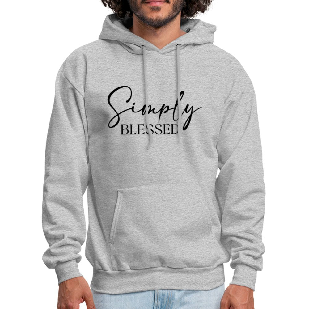 Simply Blessed Hoodie - heather gray