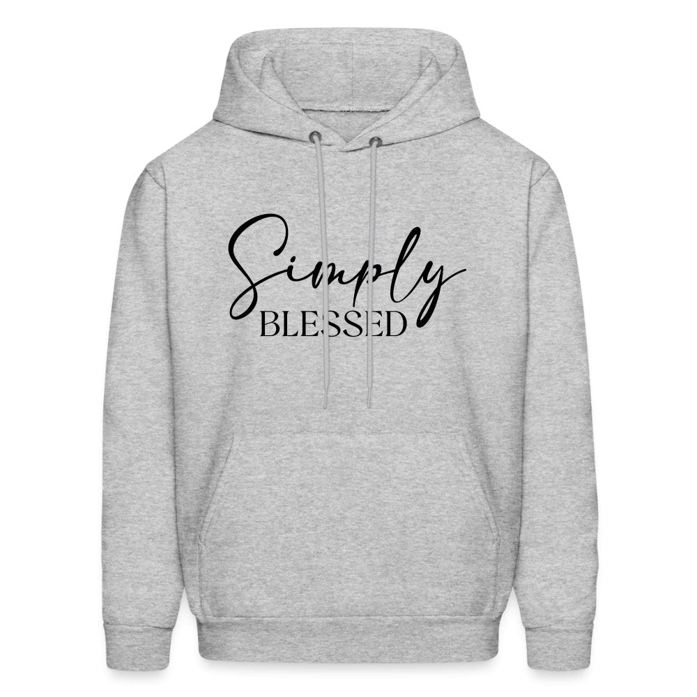 Simply Blessed Hoodie - heather gray